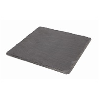 Click for a bigger picture.Genware Natural Edge Slate Platter 20 X 20cm