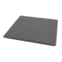 Click for a bigger picture.Genware Natural Edge Slate Platter 28 X 28cm