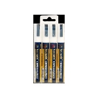 Click for a bigger picture.Chalkmarkers 4 Pack White Medium