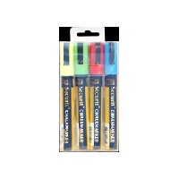 Click for a bigger picture.Chalkmarkers 4 Colour Pack (R,G,Y,BL) Medium