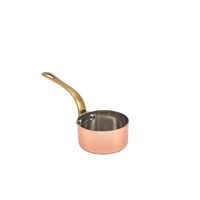 Click for a bigger picture.GenWare Mini Copper Sauce Pan 7 x 3.75cm