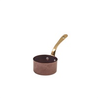 Click for a bigger picture.GenWare Copper Vintage Steel Mini Sauce Pan 7 x 3.75cm