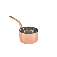 Click for a bigger picture.GenWare Mini Copper Sauce Pan 9 x 5.25cm