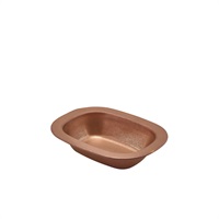 Click for a bigger picture.GenWare Copper Vintage Steel Pie Dish 16cm