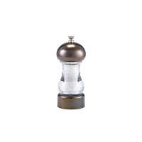 Click for a bigger picture.GenWare Gun Metal & Acrylic Salt/Pepper Grinder 14cm