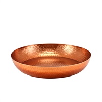 Click for a bigger picture.GenWare Copper Hammered Aluminium Platter 44cm