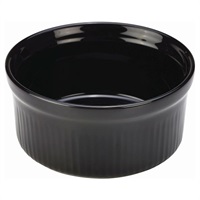 Click for a bigger picture.GenWare Stoneware Black Ramekin 9.5cm/3.75"