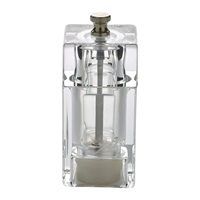 Click for a bigger picture.GenWare Clear Square Salt/Pepper Grinder 10cm