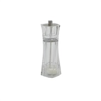 Click for a bigger picture.GenWare Twisted Acrylic Combo Pepper Grinder/Salt Shaker