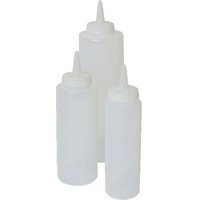 Click for a bigger picture.Genware Squeeze Bottle Clear 8oz/ 23cl