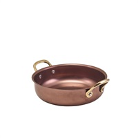 Click for a bigger picture.GenWare Copper Vintage Steel Round Dish 15.5 x 4cm