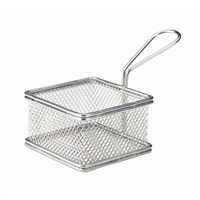 Click for a bigger picture.Serving Fry Basket Square 9.5X9.5X6cm