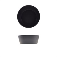 Click for a bigger picture.GenWare Melamine Black Tableau Conical Buffet Bowl 26.5 x 10cm