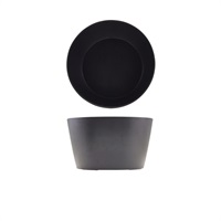 Click for a bigger picture.GenWare Melamine Black Tableau Conical Buffet Bowl 26.5 x 15cm