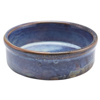 Click for a bigger picture.Terra Porcelain Aqua Blue Tapas Dish 10cm