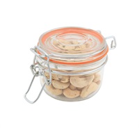 Click for a bigger picture.Genware Glass Terrine Jar 125ml 8.1 x 6.5cm