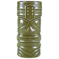 Click for a bigger picture.Genware Green Tiki Mug 40cl/14oz