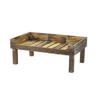 Click for a bigger picture.Rustic Wooden Display Crate Stand
