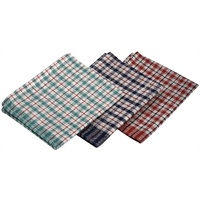 Click for a bigger picture.Mini Check T-Towel 43X68cm 10Pcs Mix Colours