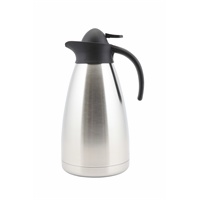 Click for a bigger picture.Genware St/St Contemporary Vacuum Jug 2.0L