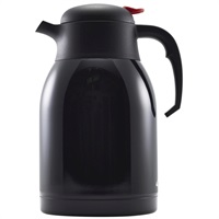 Click for a bigger picture.Black St/St Vacuum Push Button Jug 2L