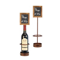 Click for a bigger picture.Wine Bottle x1 Chalk Board Display 45 x 10.5cm