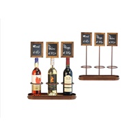 Click for a bigger picture.Wine Bottle x3 Chalk Board Display 45 x 38.5cm