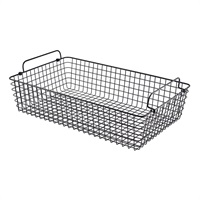 Click for a bigger picture.Black Wire Display Basket GN1/1