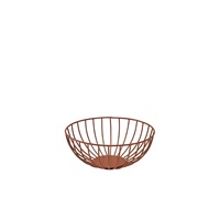 Click for a bigger picture.GenWare Round Copper Wire Basket 20 x 8cm