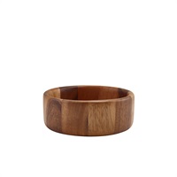 Click for a bigger picture.GenWare Acacia Wood Straight Sided Bowl 16cm