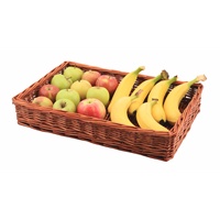 Click for a bigger picture.Wicker Display Basket 46X30X8cm