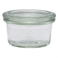 Click for a bigger picture.WECK Mini Jar 5cl/ 1.75oz 6cm (Dia)