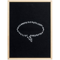 Click for a bigger picture.Letter Board 80 x 60cm