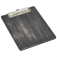 Click for a bigger picture.Black Wooden Menu Clipboard A5 18.5x24.5x0.6cm