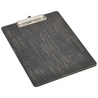 Click for a bigger picture.Black Wooden Menu Clipboard A4 24x32x0.6cm