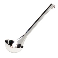 Click for a bigger picture.S/St 4" Wide Neck Ladle 10cm/ 250ml
