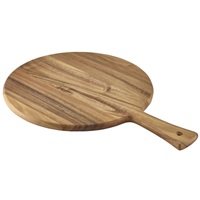 Click for a bigger picture.Acacia Wood Pizza Paddle 33cm Dia