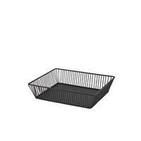 Click for a bigger picture.GenWare Black Wire Display Basket GN 1/2