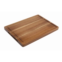 Click for a bigger picture.Genware Acacia Wood Serving Board 28 x 20 x 2cm