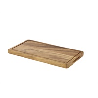 Click for a bigger picture.Genware Acacia Wood Serving Board GN 1/3