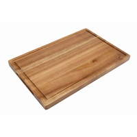 Click for a bigger picture.Genware Acacia Wood Serving Board 34 x 22 x 2cm