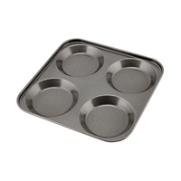 Click for a bigger picture.Carbon Steel Non-Stick 4 Cup York. Pudd Tray