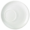 Genware Porcelain Offset Saucer 17cm/6.75"