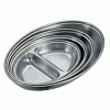 Click here for more details of the GenWare Stainless Steel Two Division Oval Vegetable Dish 30cm/12"