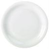 Genware Porcelain Narrow Rim Plate 26cm/ 10.25"