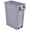 Grey Slim Recycling Bin 65L