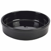 Genware Porcelain Black Round Dish 13cm/5"