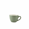 Click here for more details of the GenWare Porcelain Matt Sage Bowl Shaped Cup 9cl/3oz