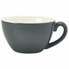 Click here for more details of the Genware Porcelain Grey Bowl Shaped Cup 34cl/12oz