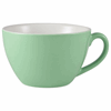 Click here for more details of the Genware Porcelain Green Bowl Shaped Cup 34cl/12oz